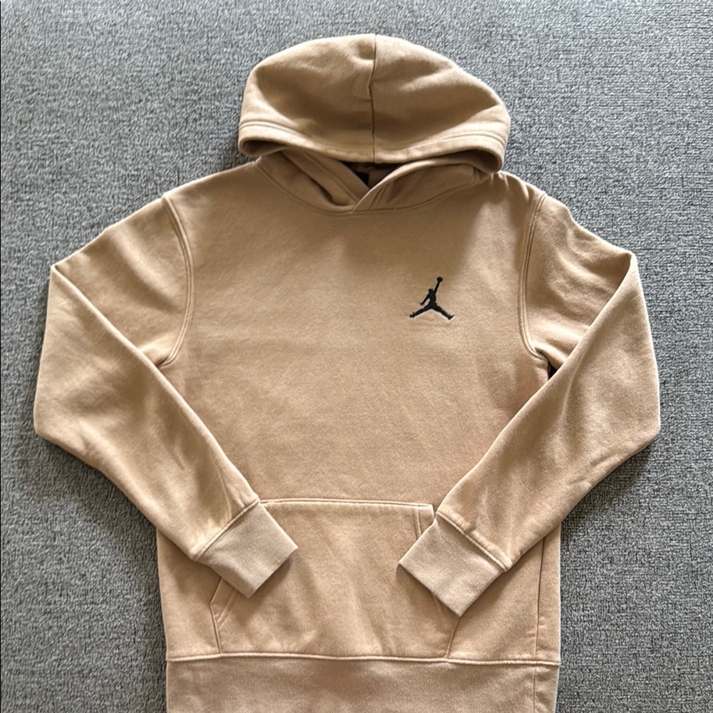 Jordan Tan Sweatshirt Classic Pullover Design